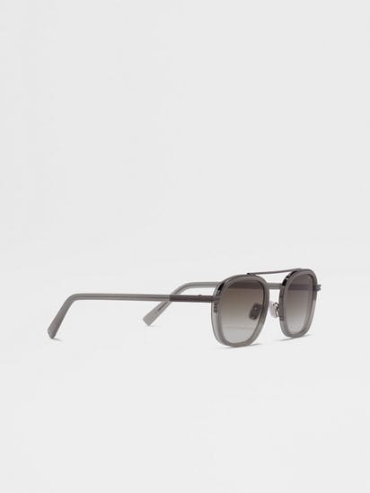 Grey Orizzonte I Acetate and Metal Sunglasses FW25 30188676 Grey Orizzonte I Acetate and Metal Sunglasses FW25 30188676