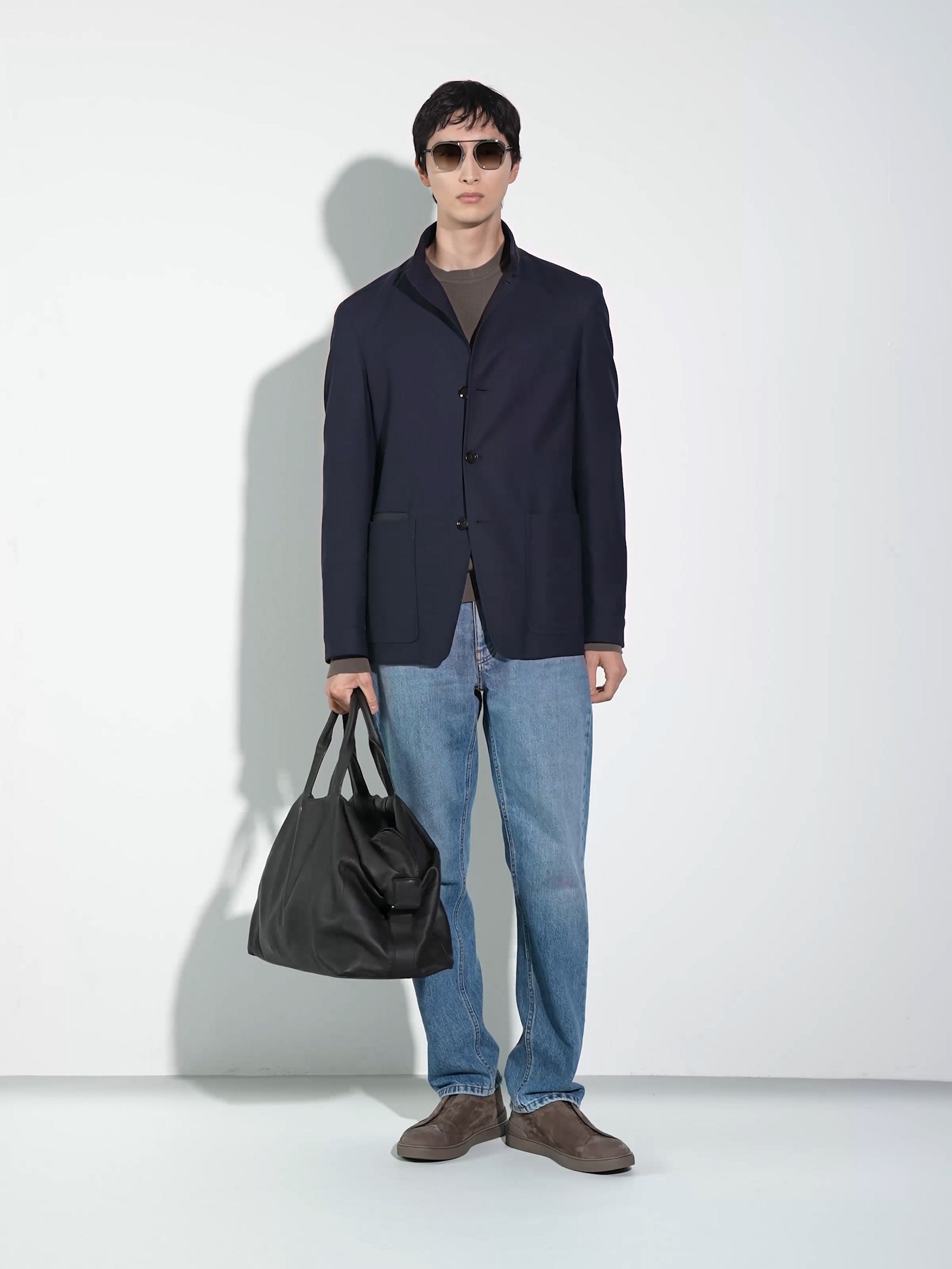 Grey Orizzonte I Acetate and Metal Sunglasses FW25 30188676 Grey Orizzonte I Acetate and Metal Sunglasses FW25 30188676
