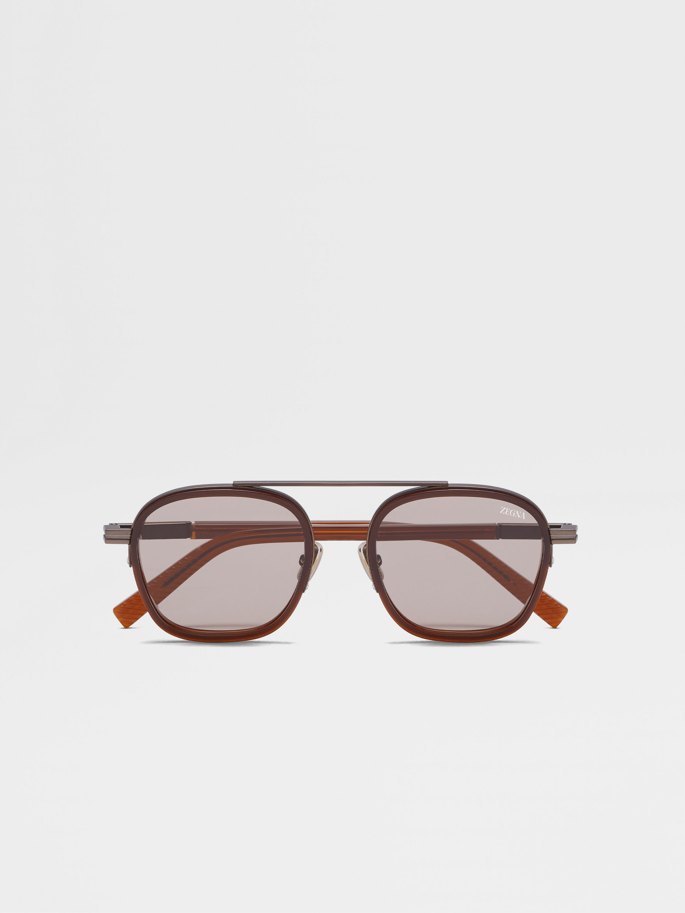 Dark Foliage Orizzonte I Acetate and Metal Sunglasses FW25 Dark Foliage Orizzonte I Acetate and Metal Sunglasses FW25