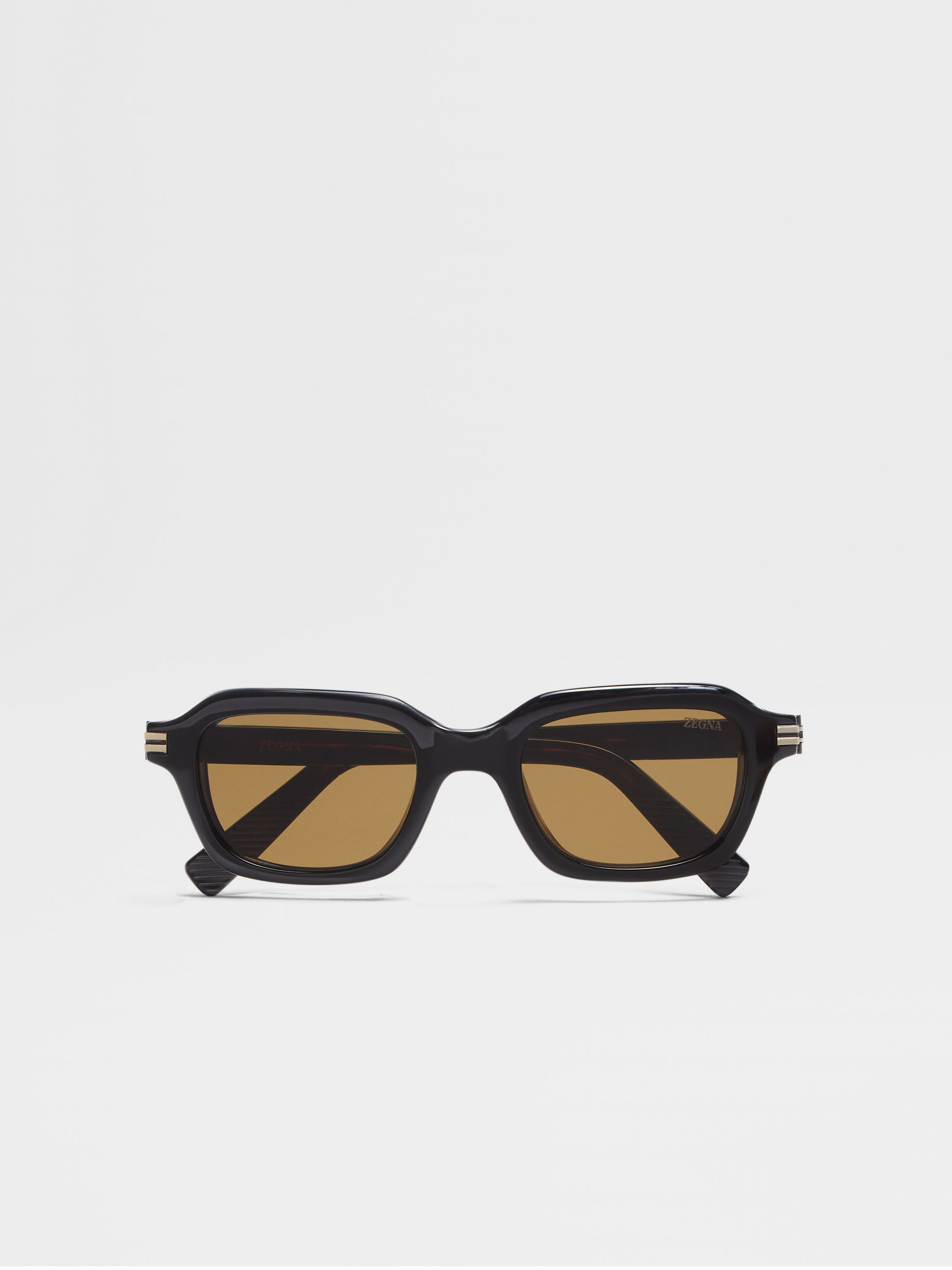 Black and Havana Acetate Sunglasses SS24 30268036 | Zegna US
