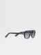 Asphalt Grey Aurora II Acetate Sunglasses Product detail photo #2
