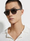 Asphalt Grey Aurora II Acetate Sunglasses Product detail photo #3