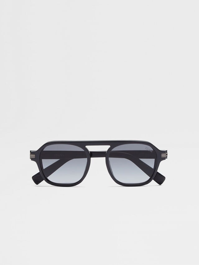 Asphalt Grey Aurora II Acetate Sunglasses Main product photo