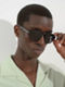Transparent Dark Grey Aurora II Acetate Sunglasses