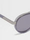 Opal Grey Orizzonte II Acetate and Metal Sunglasses Product detail photo #1