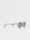 Opal Grey Orizzonte II Acetate and Metal Sunglasses Product detail photo #2