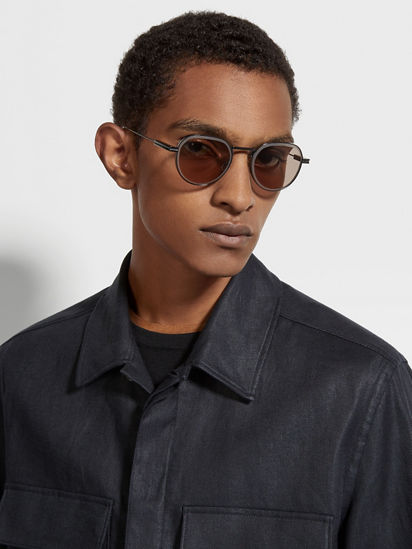 ガンメタル メタルサングラス FW24 30268056 | Zegna JP ガンメタル メタルサングラス FW24 30268056 | Zegna JP