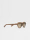 Light Brown Acetate Sunglasses Product detail photo #2