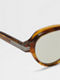 Transparent Yellow Acetate Sunglasses Product detail photo #1