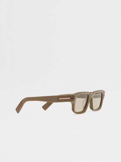 Light Brown Acetate Sunglasses FW24 32088932 | Zegna US Light Brown Acetate Sunglasses FW24 32088932 | Zegna US