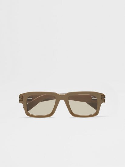 Light Brown Acetate Sunglasses FW24 32088932 | Zegna US Light Brown Acetate Sunglasses FW24 32088932 | Zegna US