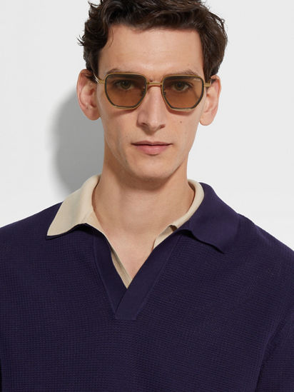 Brass Metal Sunglasses SS25 32088937 | Zegna SG