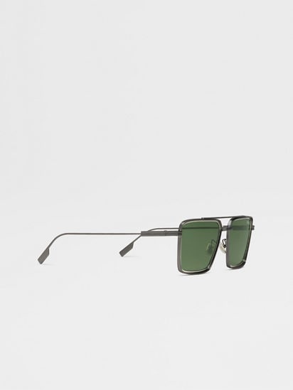 Satin Gunmetal Metal Sunglasses SS25 32088940 | Zegna US Satin Gunmetal Metal Sunglasses SS25 32088940 | Zegna US