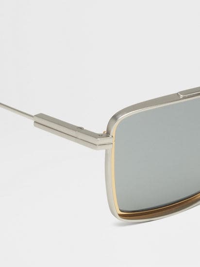 Satin Palladium Metal Sunglasses SS25 32088941 | Zegna US Satin Palladium Metal Sunglasses SS25 32088941 | Zegna US