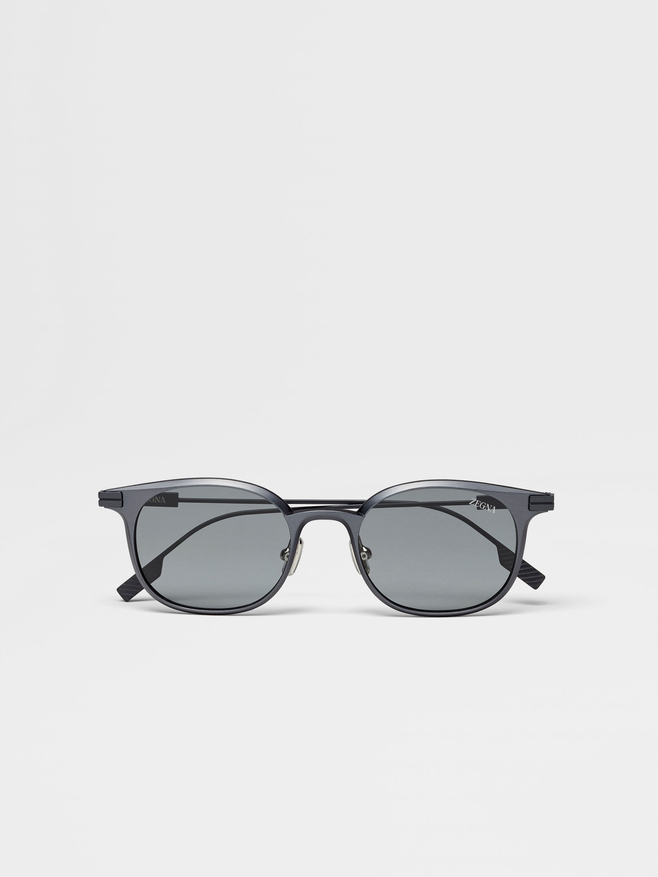 Dark Silver Aluminium Sunglasses SS25 32088947 | Zegna CZ Dark Silver Aluminium Sunglasses SS25 32088947 | Zegna CZ