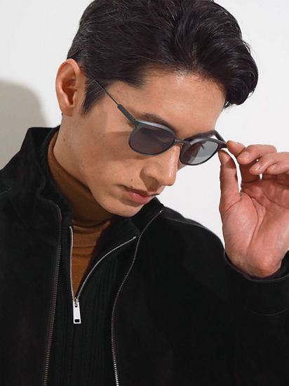 Dark Silver Aluminium Sunglasses SS25 32088947 | Zegna US