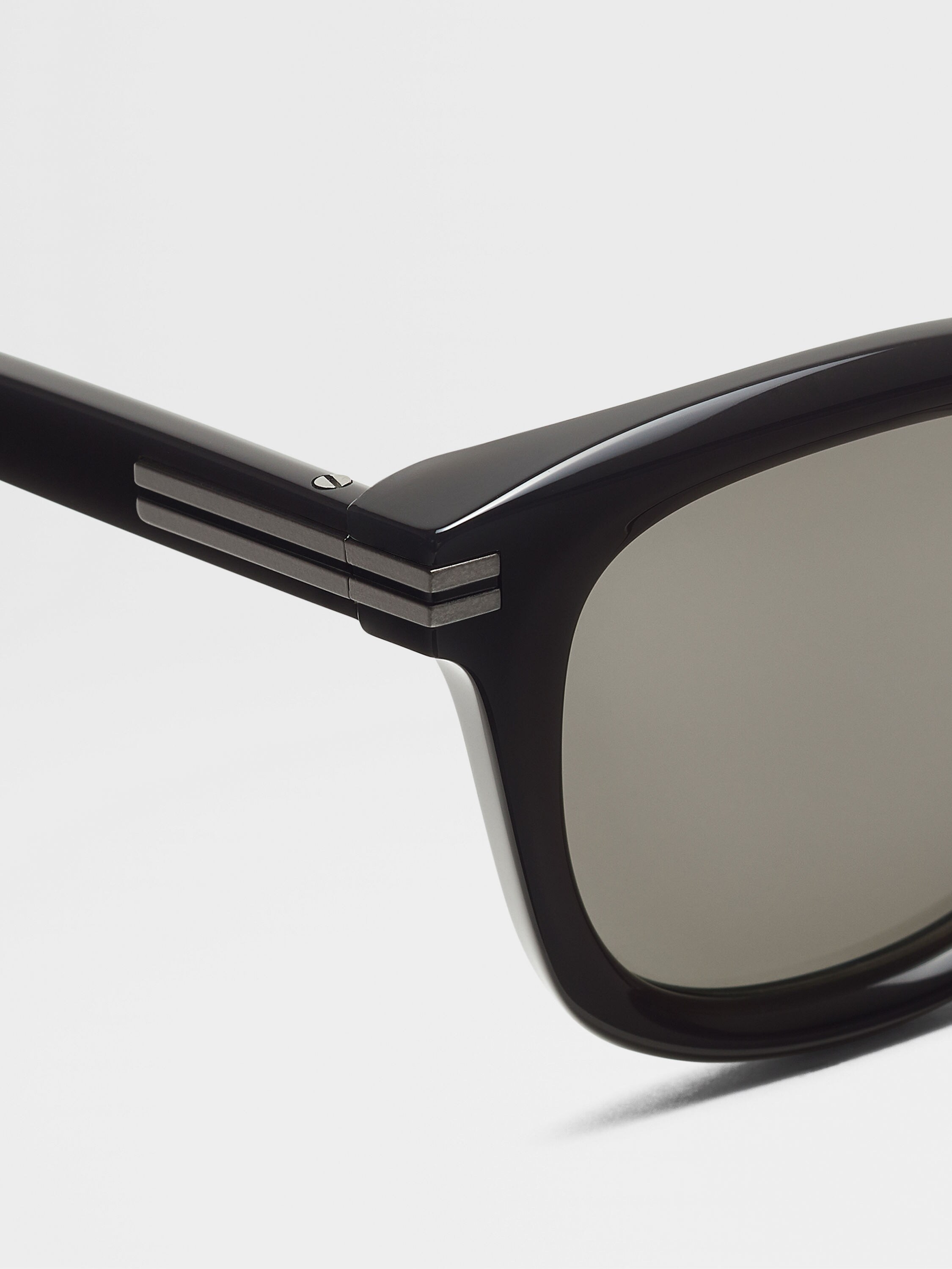 黑色醋酸纤维太阳镜 产品细节图 #1