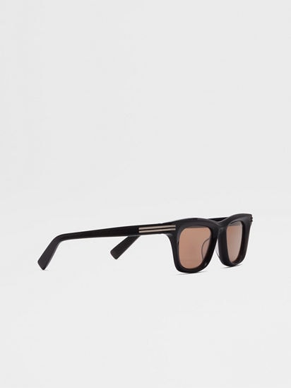 Black Acetate Sunglasses SS25 34054046 | Zegna US Black Acetate Sunglasses SS25 34054046 | Zegna US