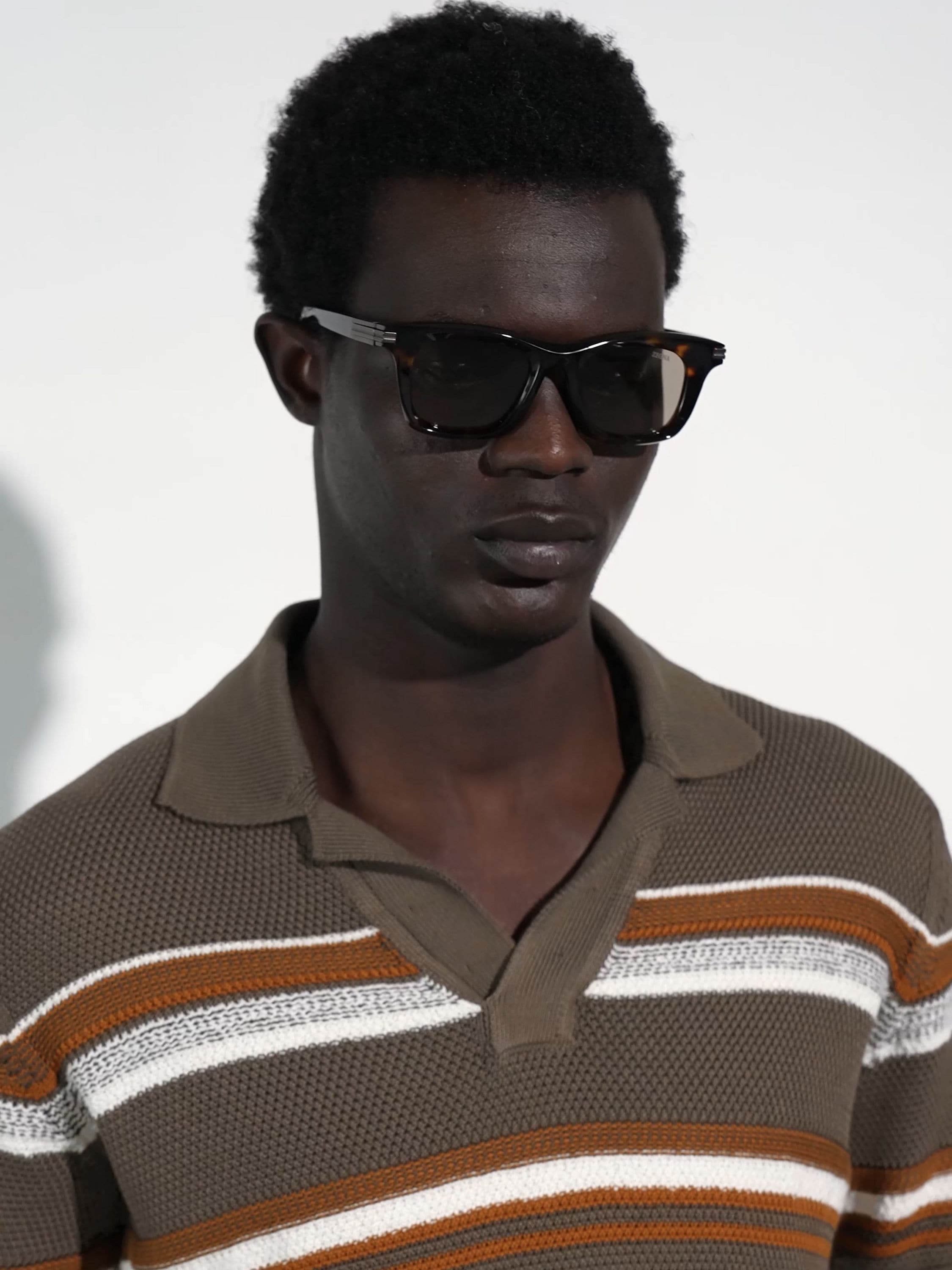 【関税込み】Sunglasses in Brown Acetate Bottega Veneta - Acetate Square Oversize Sunglasses - Havana