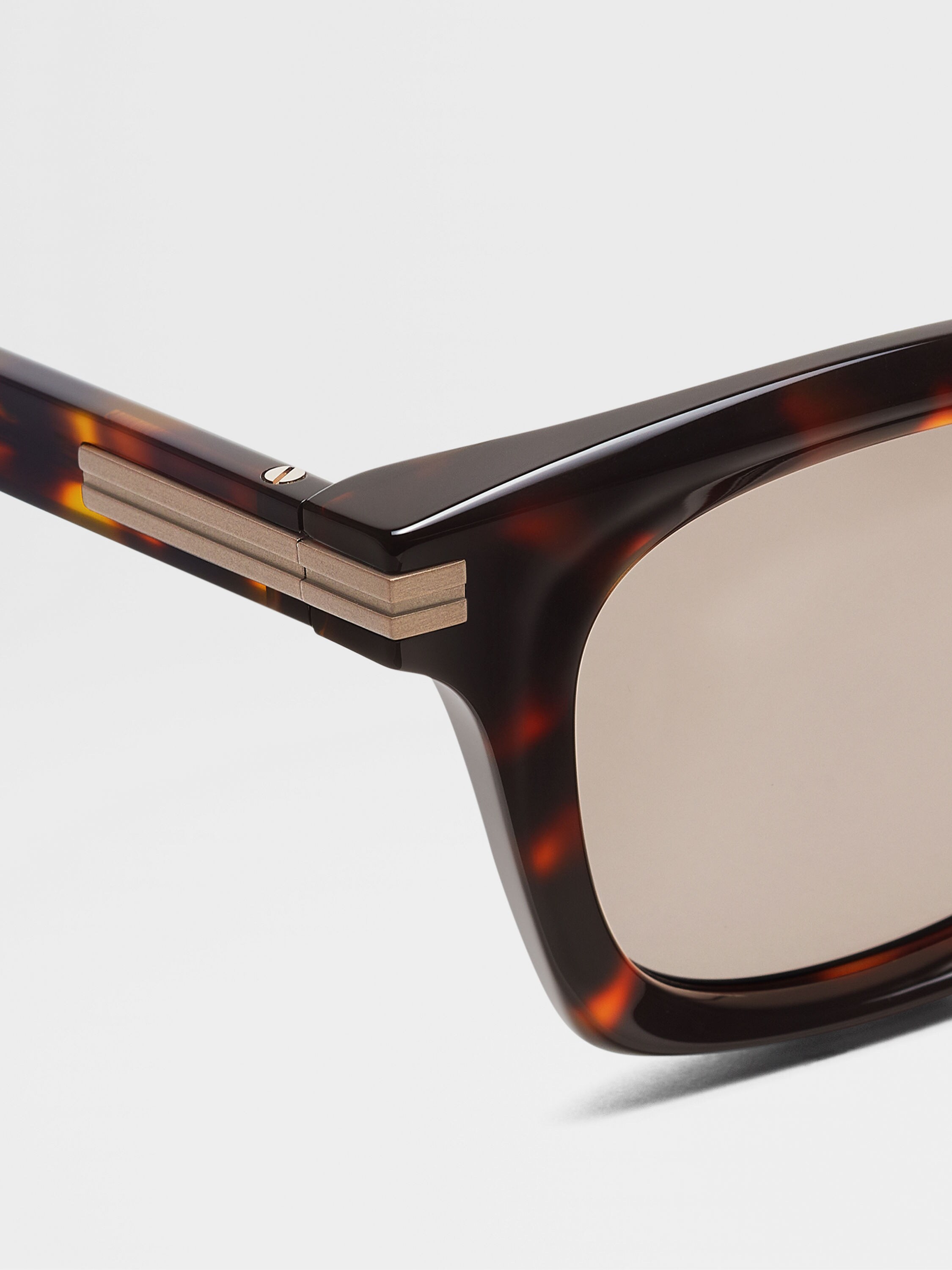 哈瓦那棕色醋酸纤维太阳镜 产品细节图 #1