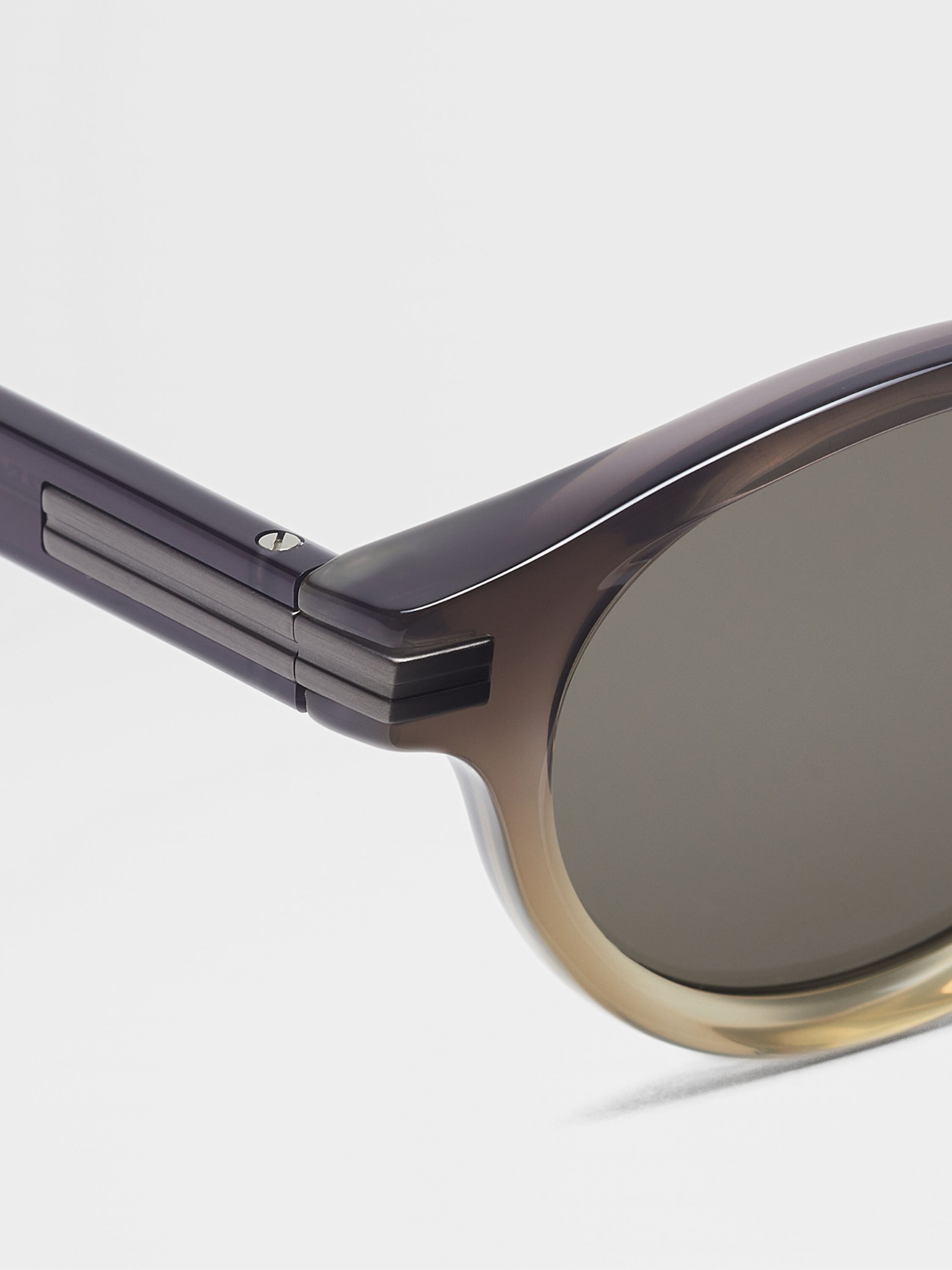Gradient Grey Acetate Sunglasses Product detail photo #1