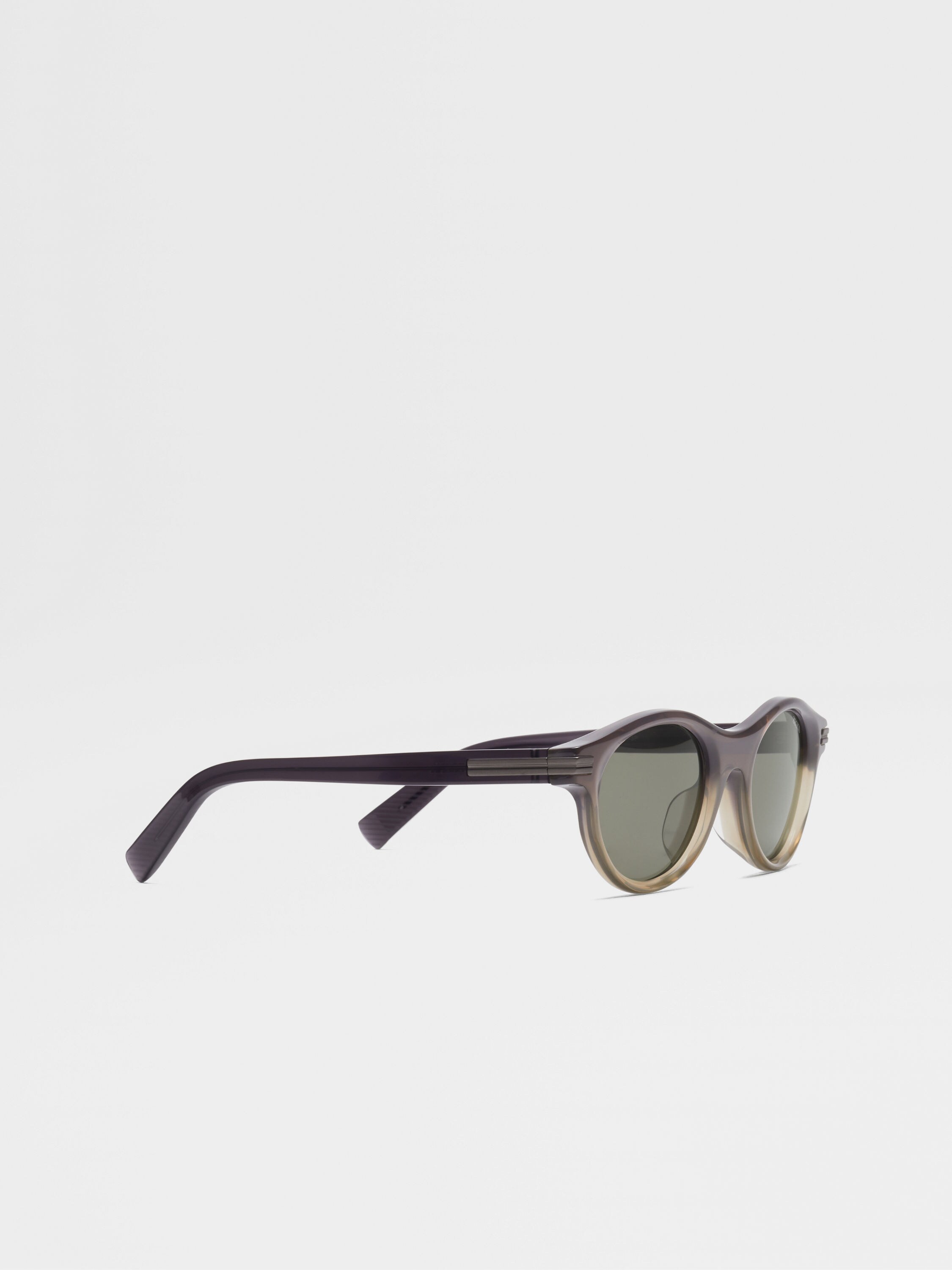 Gradient Grey Acetate Sunglasses Product detail photo #2