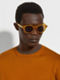 Brown Acetate Sunglasses Product detail photo #3