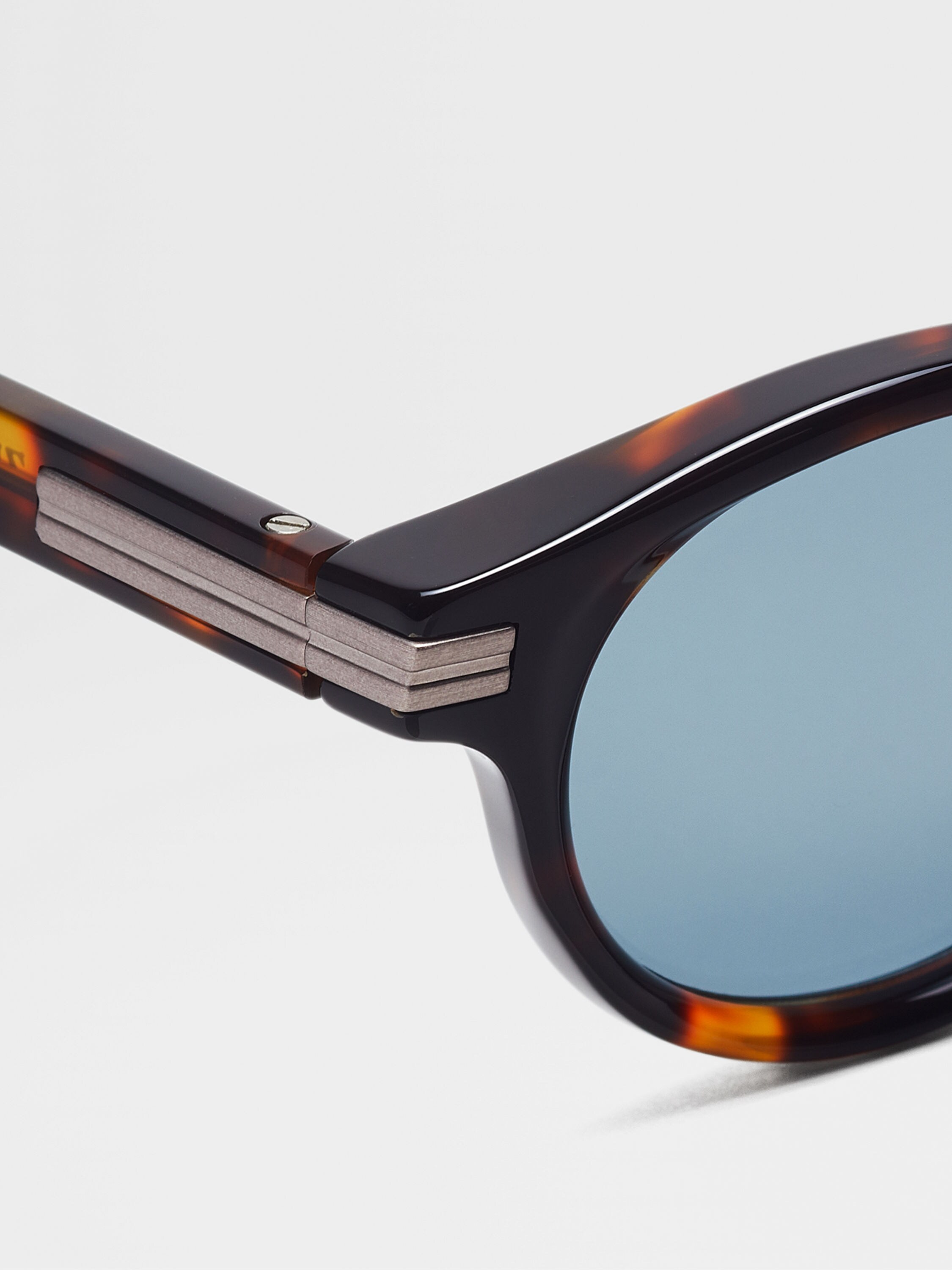 Havana Brown Acetate Sunglasses Product detail photo #1