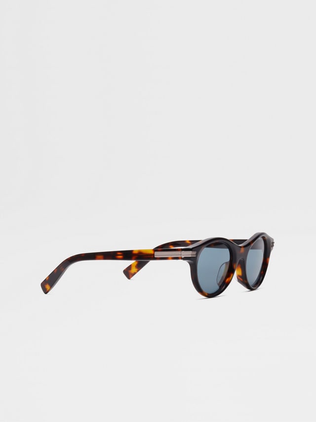 Havana Brown Acetate Sunglasses Product detail photo #2