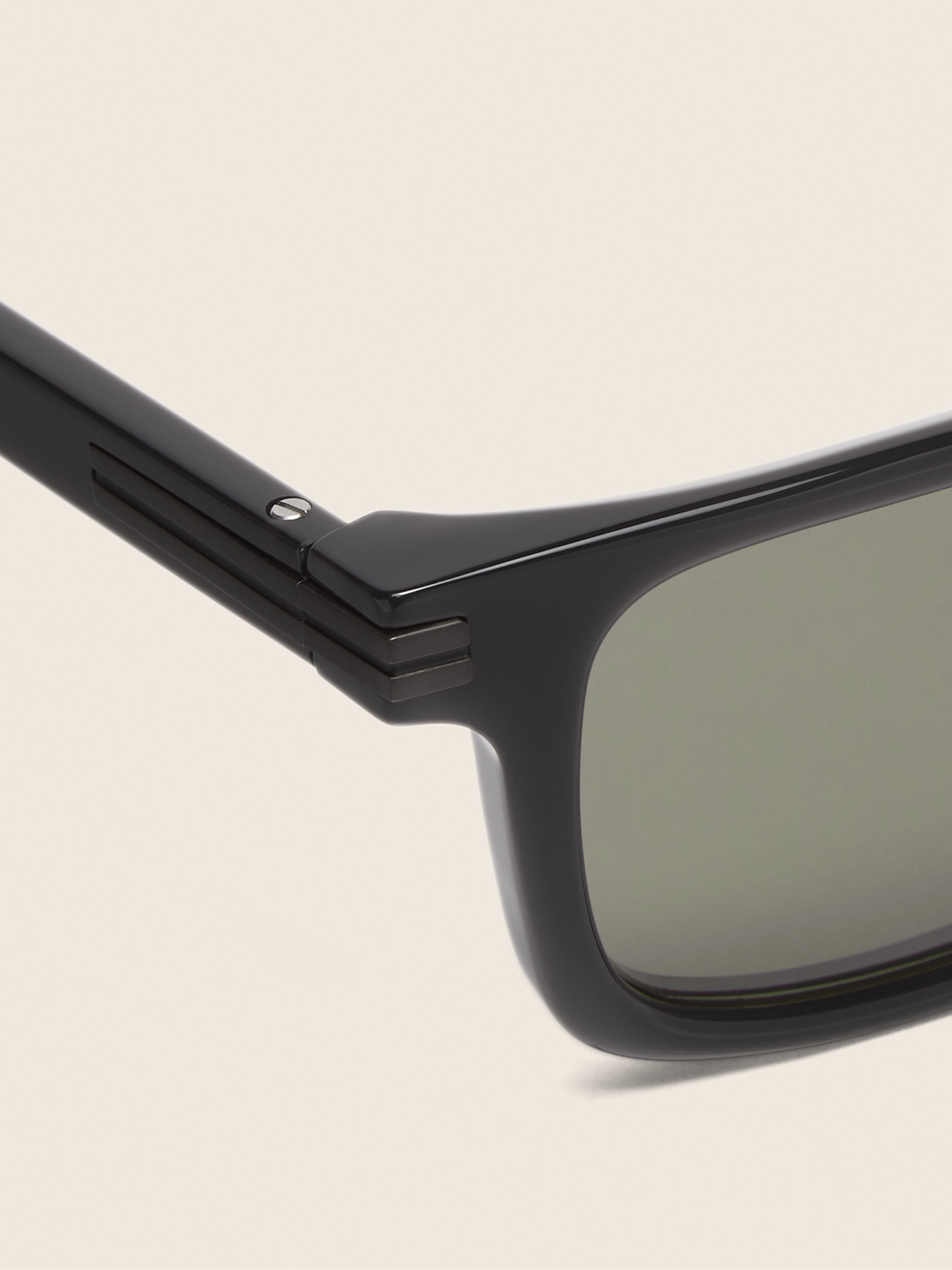 Milky Black Acetate Sunglasses Product detail photo #1