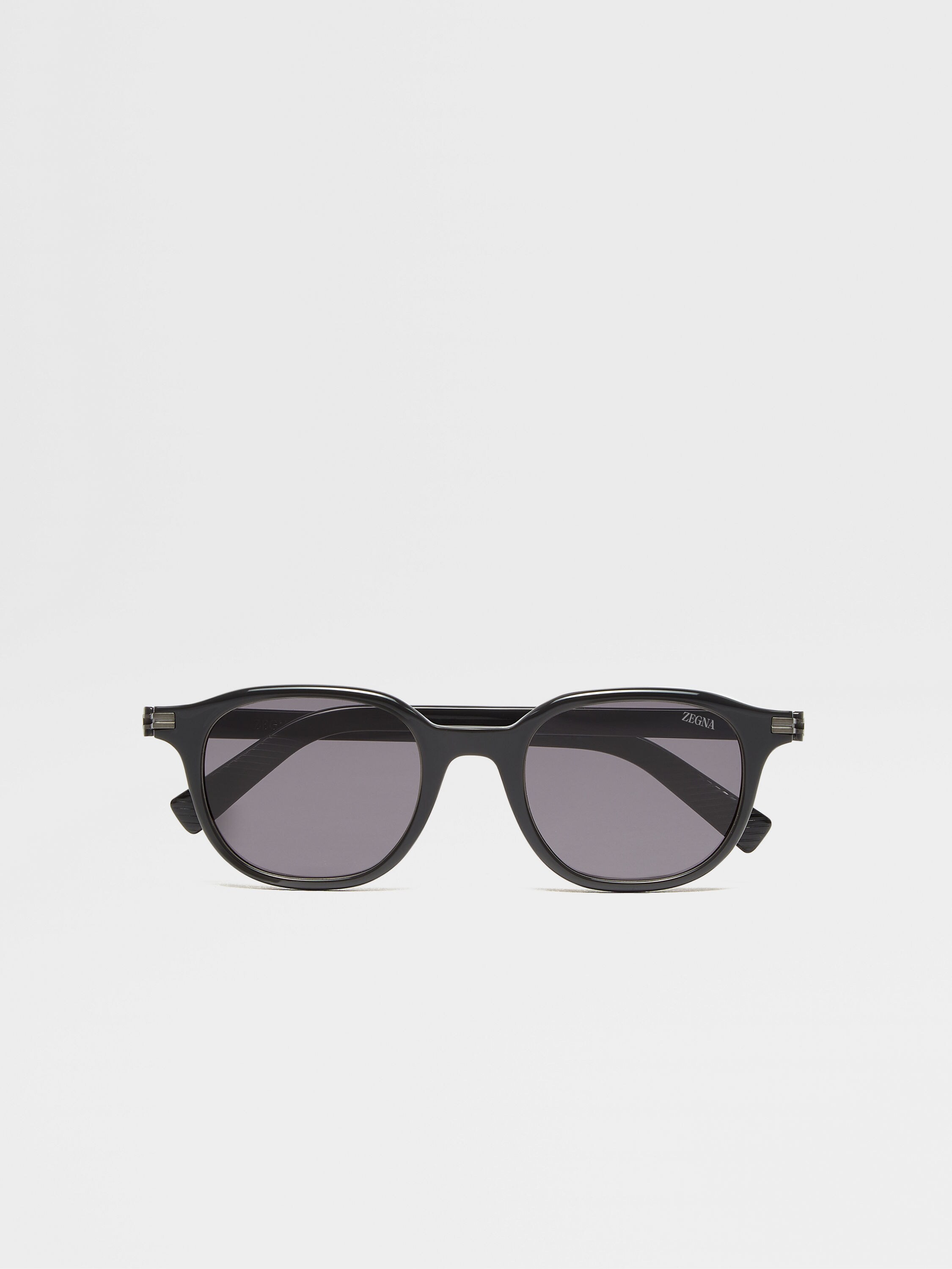 Grey Acetate and Titanium Sunglasses Main product photo