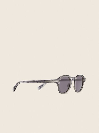 Transparent Grey Acetate and Titanium Sunglasses FW26 35887778