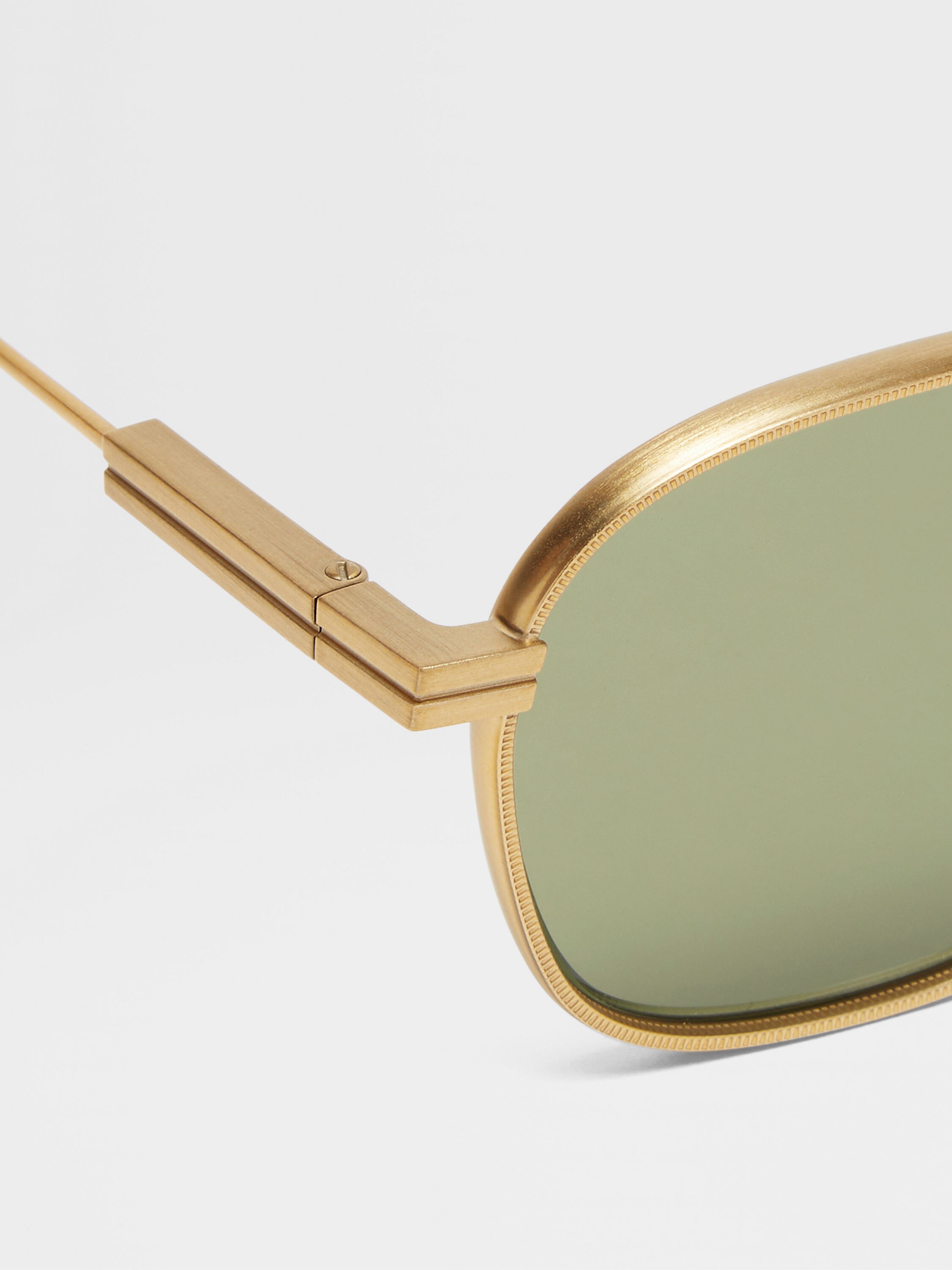 Gold Orizzonte I Metal Sunglasses Product detail photo #1