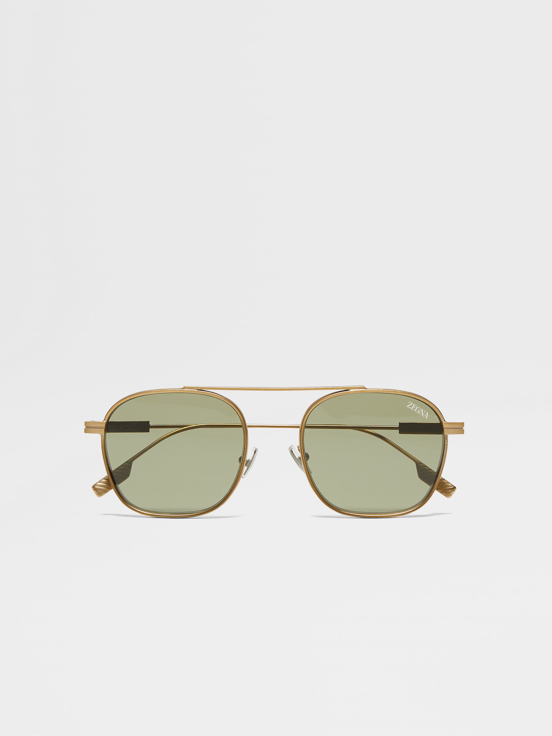 Gold Orizzonte I Metal Sunglasses Main product photo