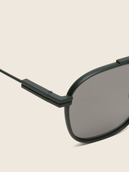 Dark Green Orizzonte I Metal Sunglasses FW26 35887798 | Zegna BE