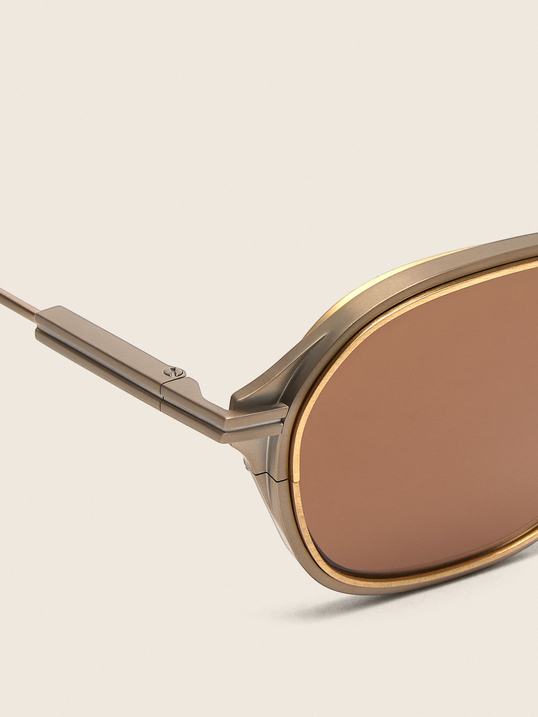 Light Bronze Titanium Sunglasses Product detail photo #1