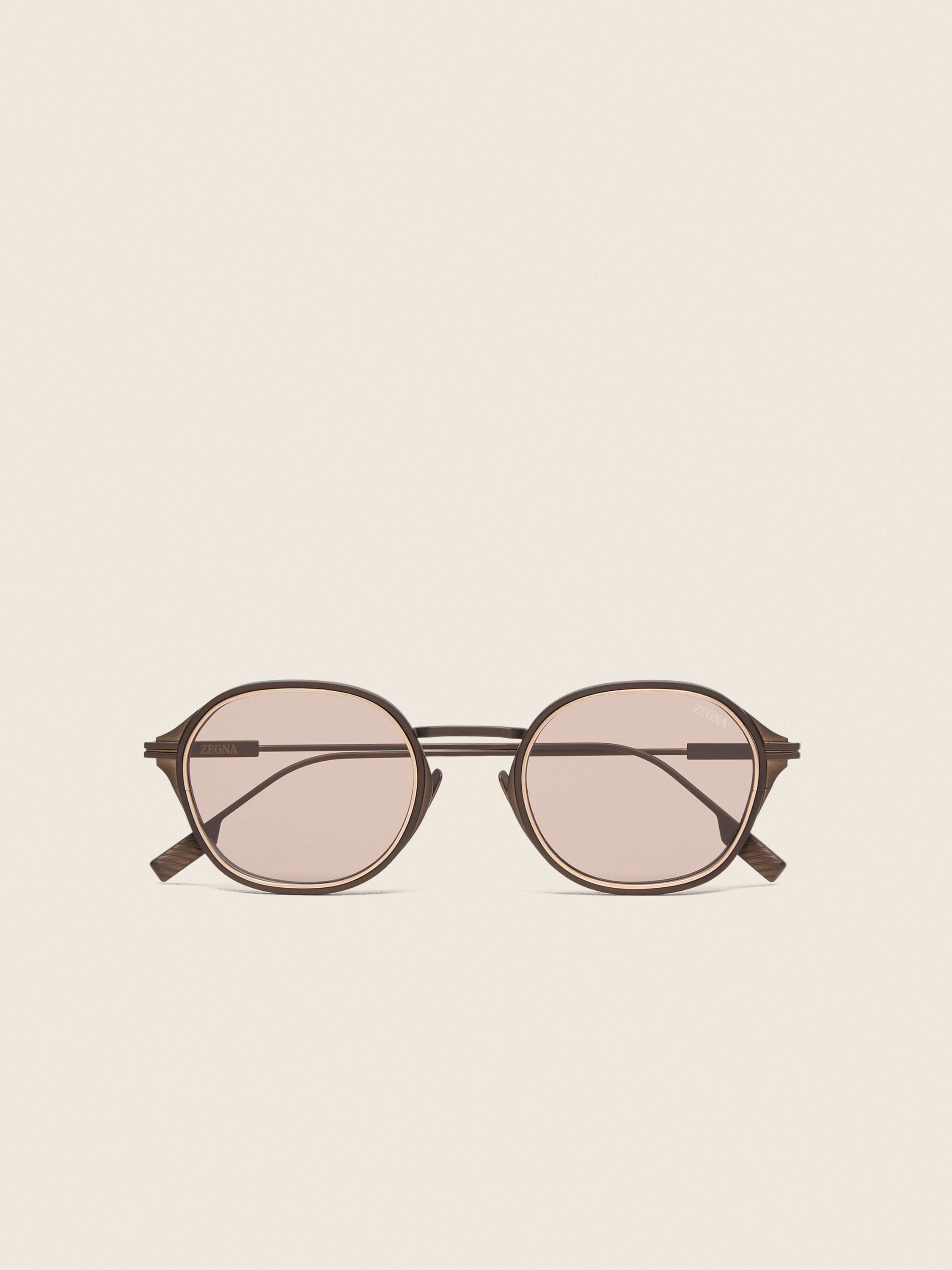 Dark Brown Titanium Sunglasses Main product photo