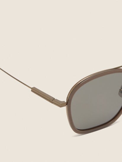 Beige Orizzonte I Titanium Sunglasses FW26 37859059 | Zegna US