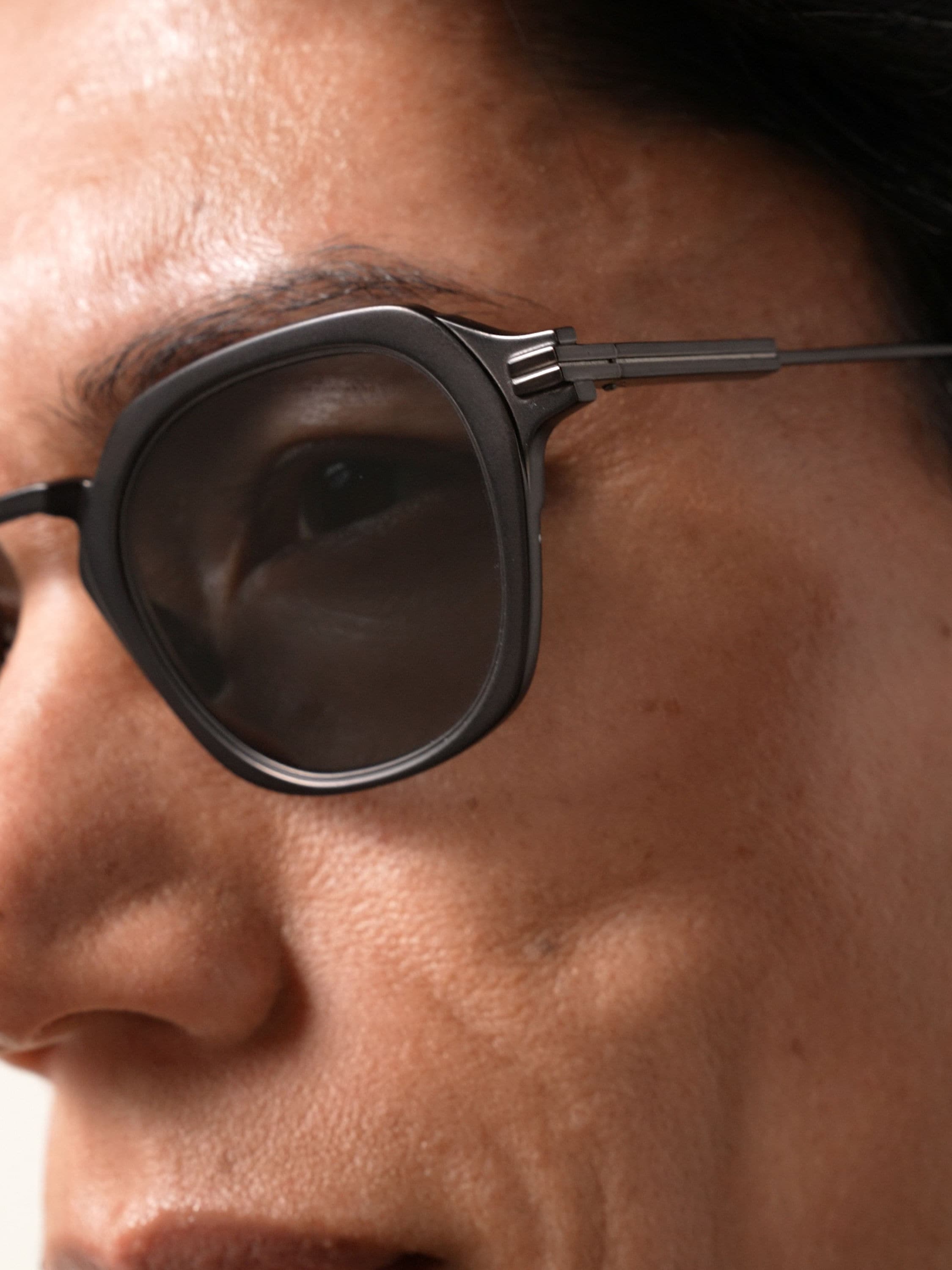 Antique Silver Titanium Sunglasses