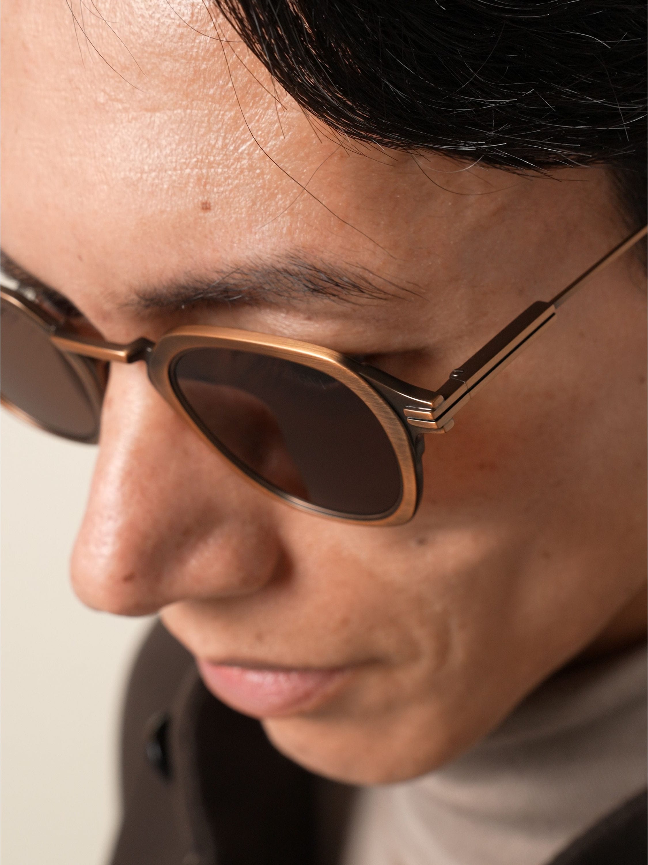 Antique Copper Titanium Sunglasses
