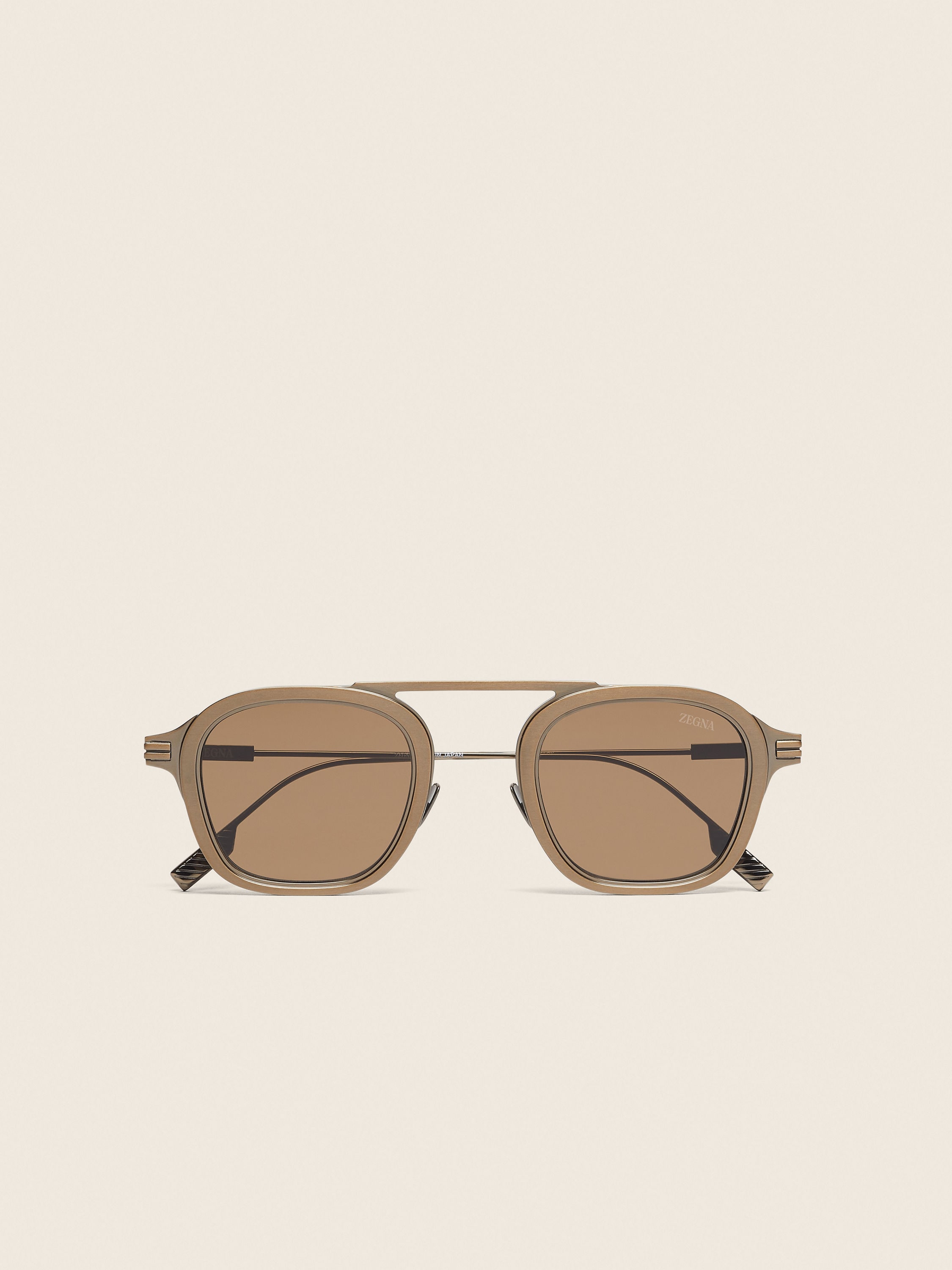 Antique Gold Orizzonte I Titanium Sunglasses Main product photo