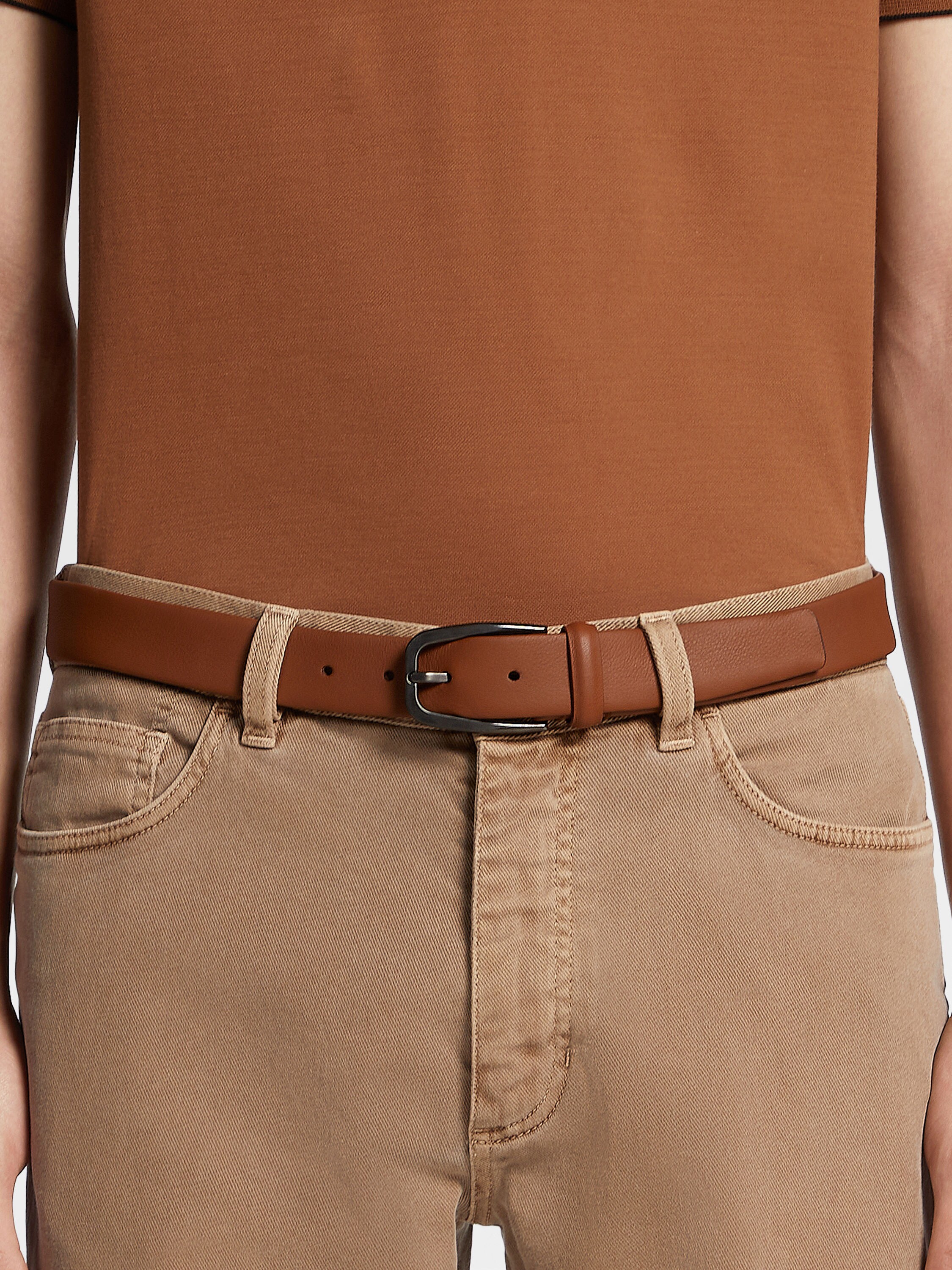 Cintura in Pelle Foliage Foto #2 di dettaglio del prodotto