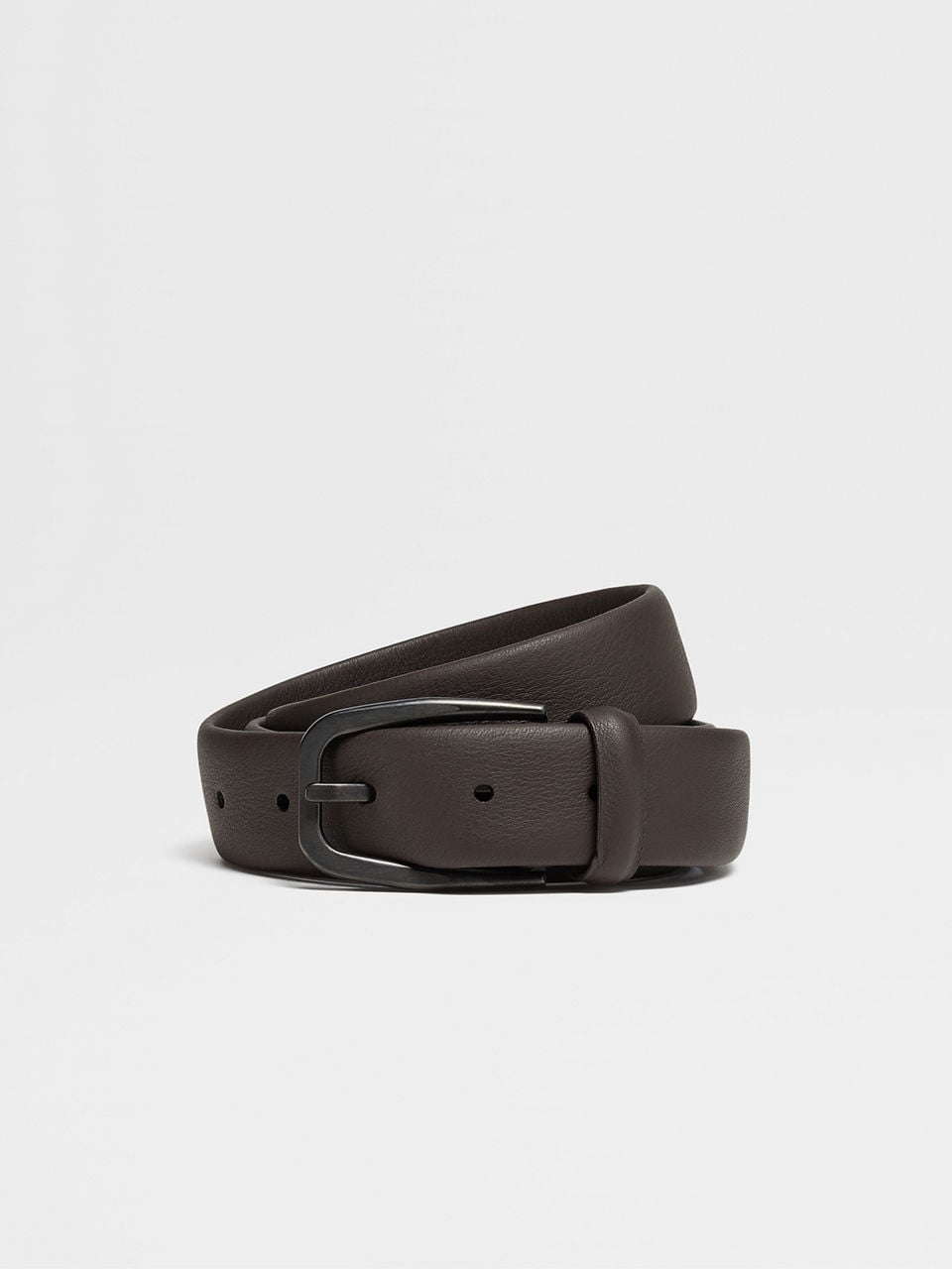 Zegna braided leather belt - Black