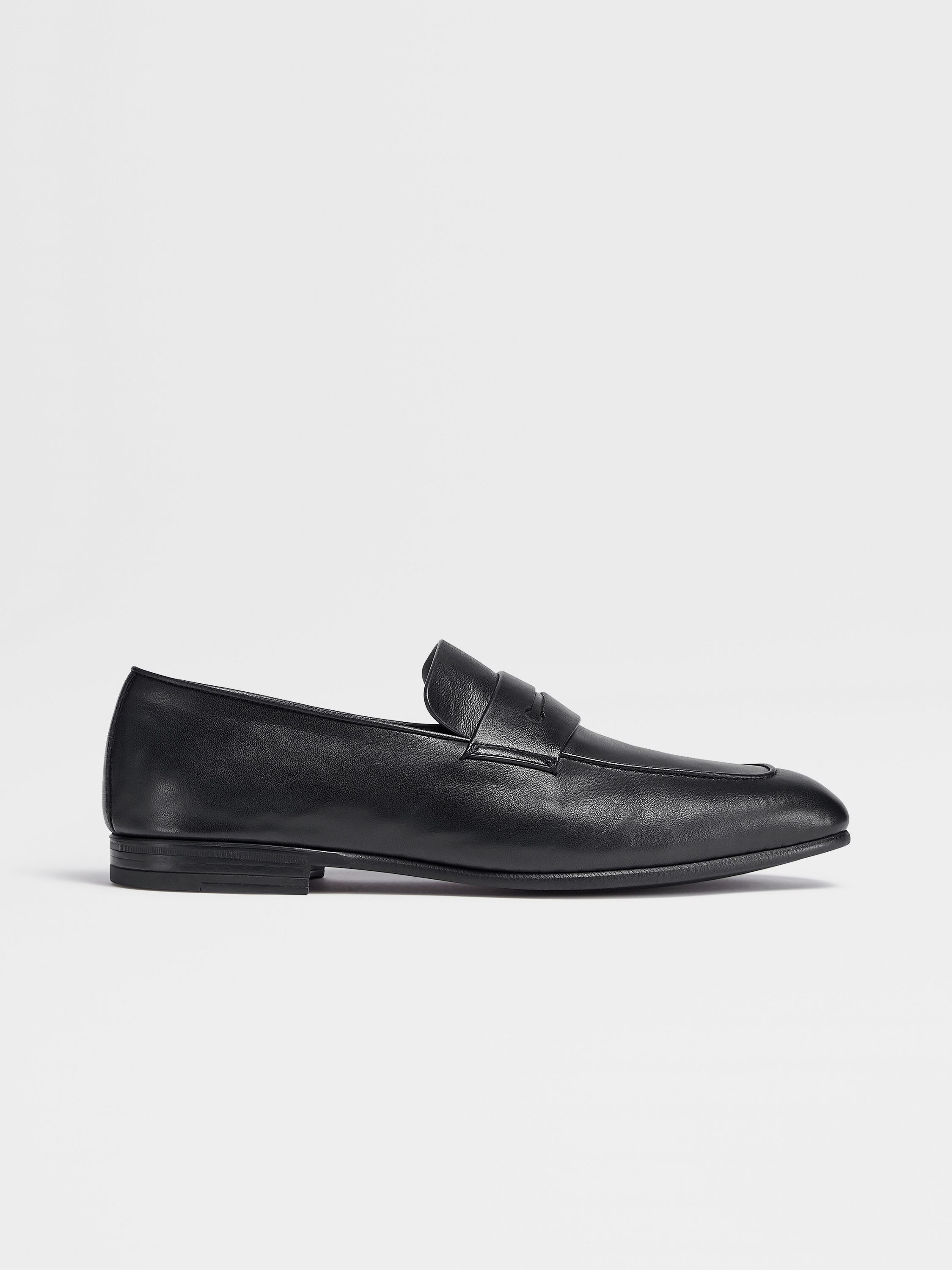 ブラック レザー L'Asola ローファー SS25 22122214 | Zegna JP ブラック レザー L'Asola ローファー SS25 22122214 | Zegna JP