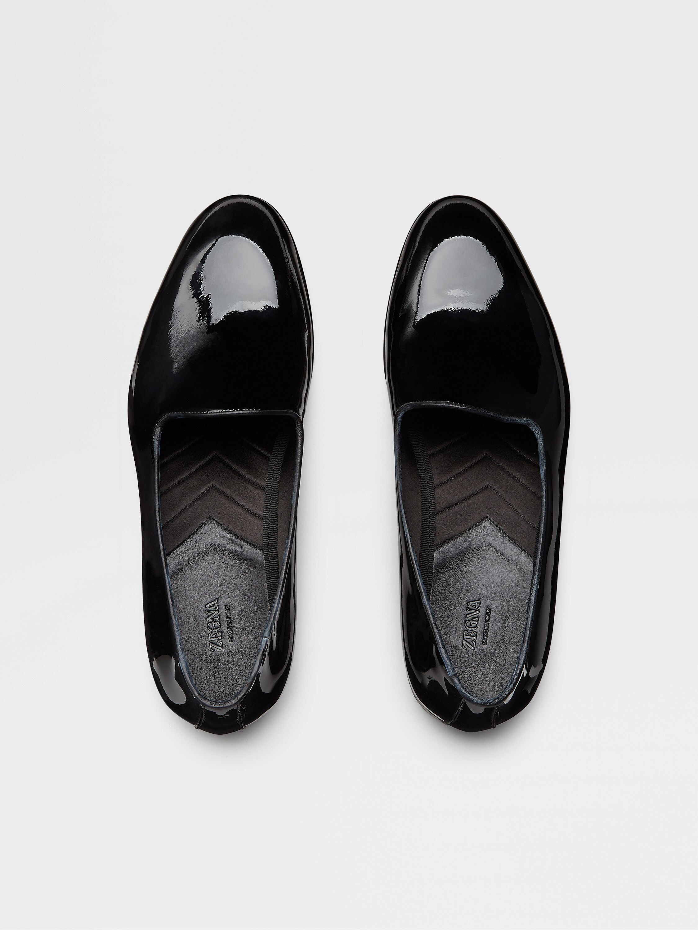 Gala Slipper aus Leder in Schwarz Detailfoto #4 des Produkts