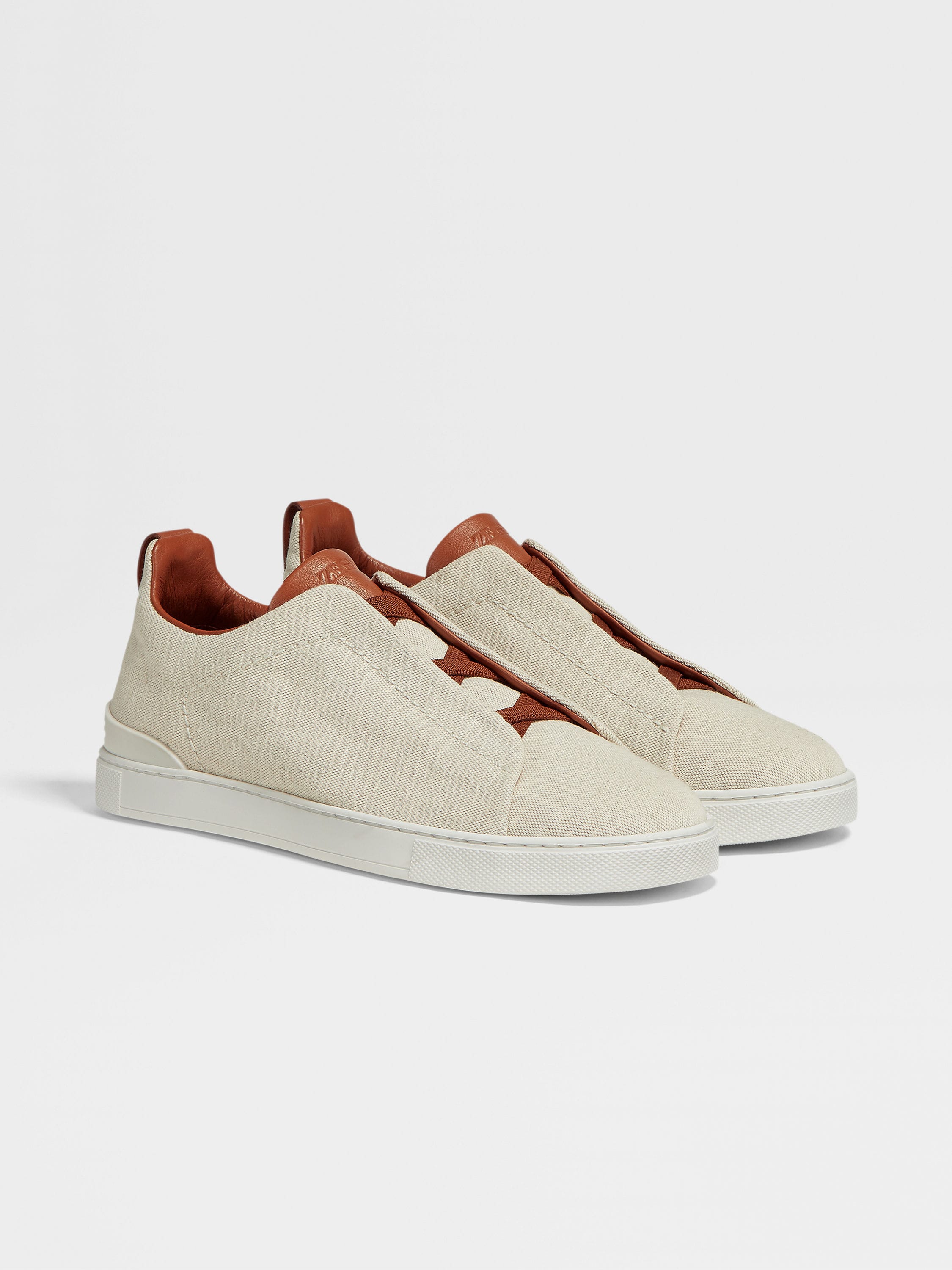 Off White Canvas Triple Stitch™ Sneakers SS24 25624621 | Zegna NO