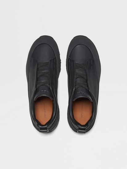 Black Leather Triple Stitch™ Monte Sneakers FW24 31784247 Black Leather Triple Stitch™ Monte Sneakers FW24 31784247