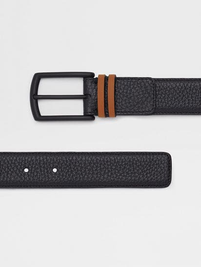 Niko - O Ring Italian Leather Belt