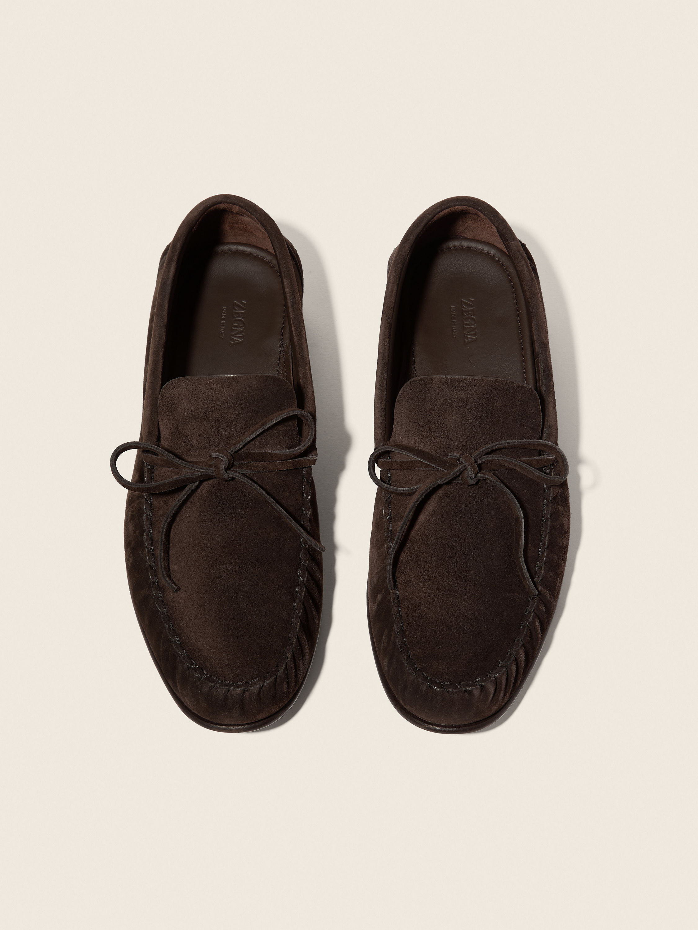 Dark Brown Suede Loafer Product detail photo #2