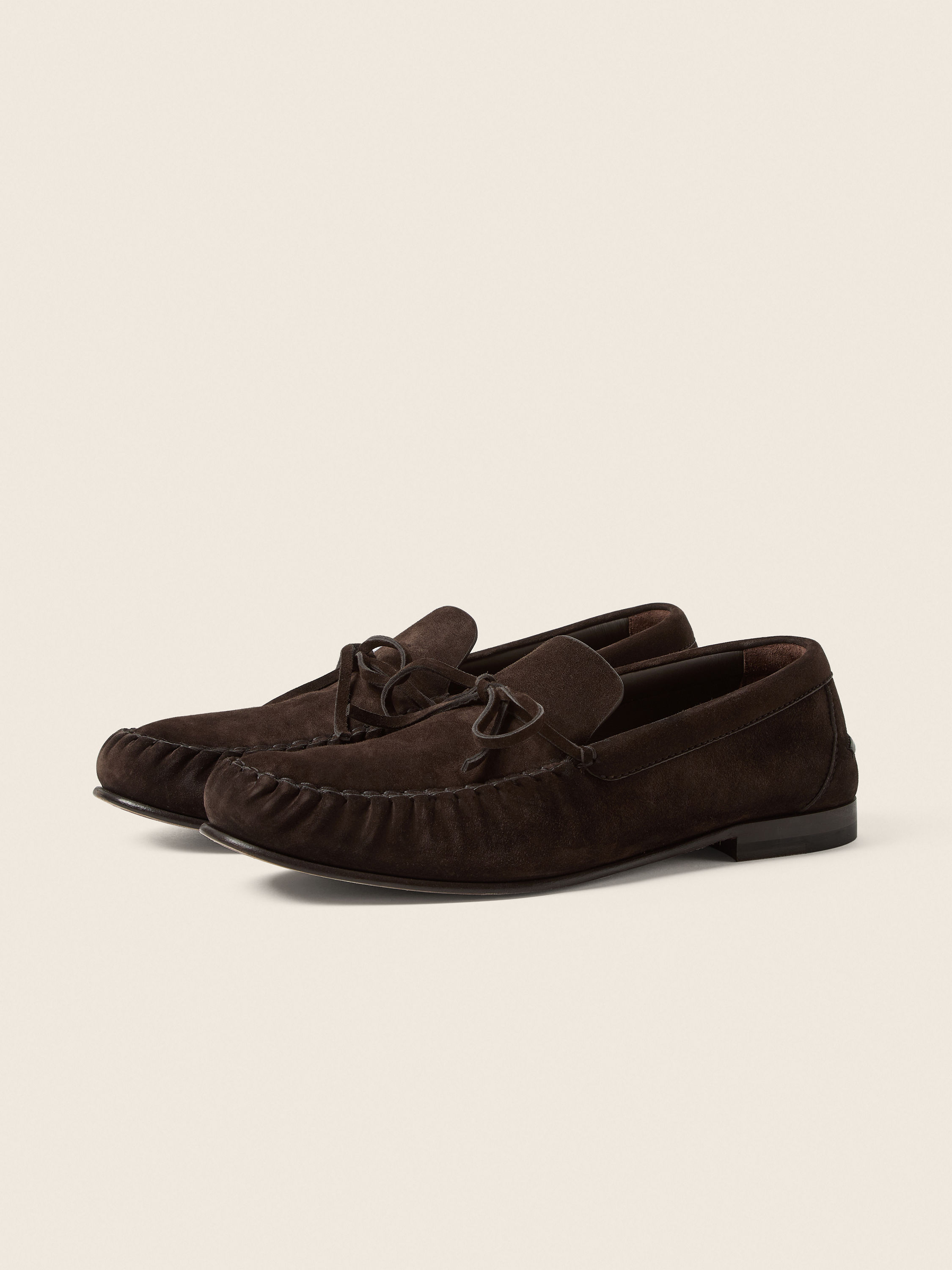 Dark Brown Suede Loafer Main product photo